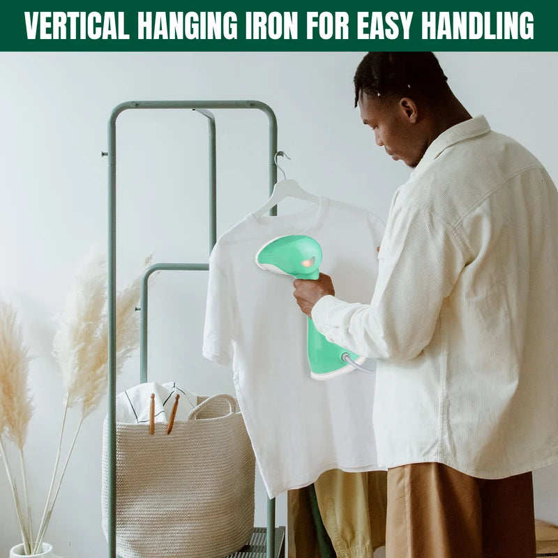 Portable Handheld Garment Steamer — 1500W Travel Clothes Steamer