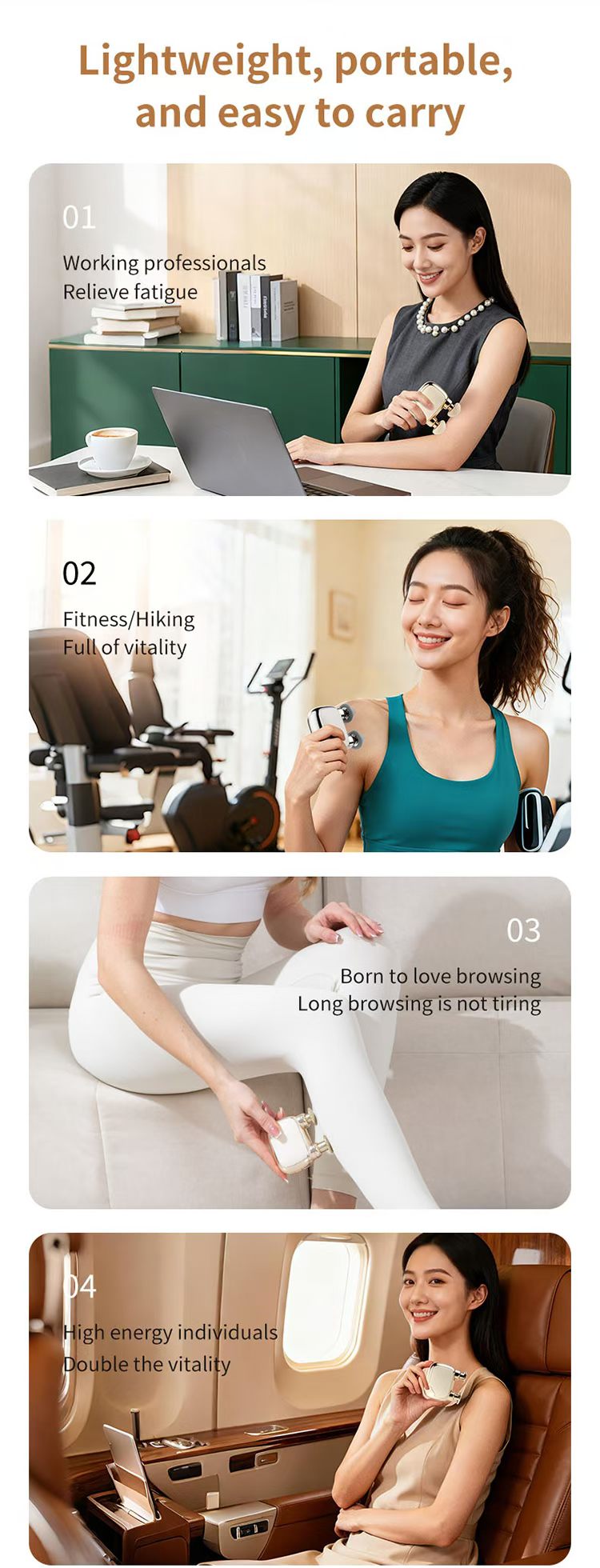 Mini Electric Fascia Massager — Muscle Recovery Device