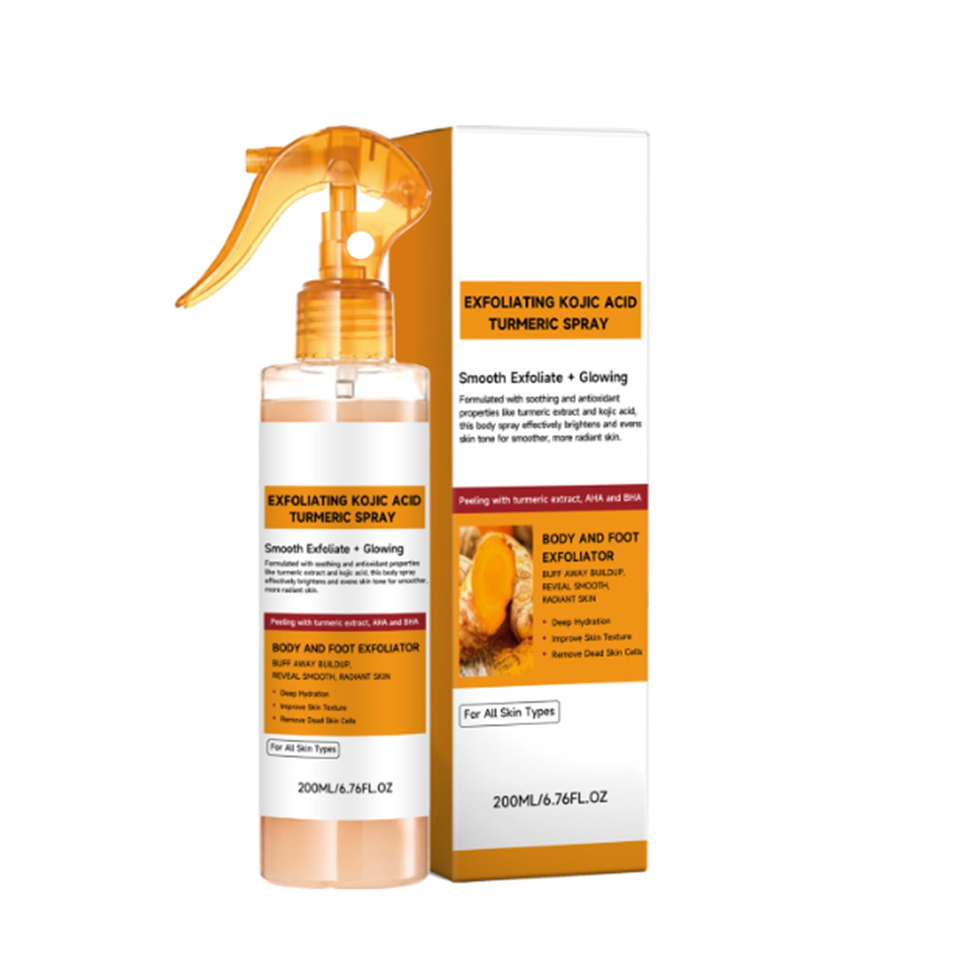 Kojic Acid Brightening Body Spray — Skin Whitening Mist
