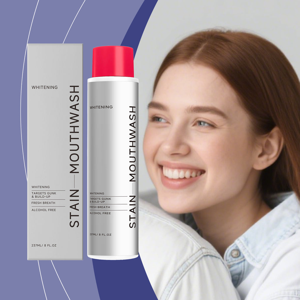Stain-Removing Whitening Mouthwash 237ml — Fresh Breath & White Teeth