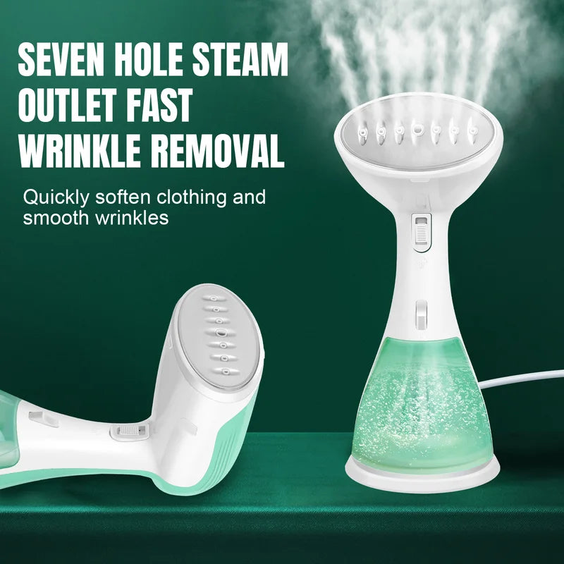 Portable Handheld Garment Steamer — 1500W Travel Clothes Steamer