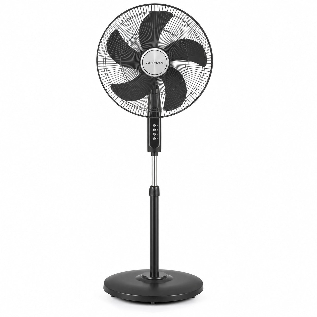 Bedroom Pedestal Fan - 16 Inch Oscillating Standing Fan with 3 Speed Settings